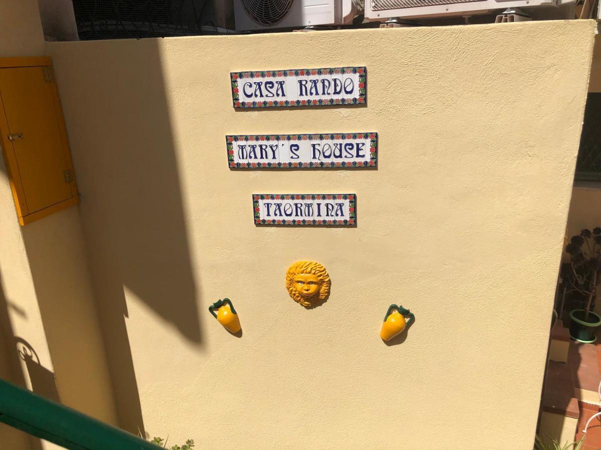 タオルミーナCasa Rando Mary'S Houseアパートメント エクステリア 写真